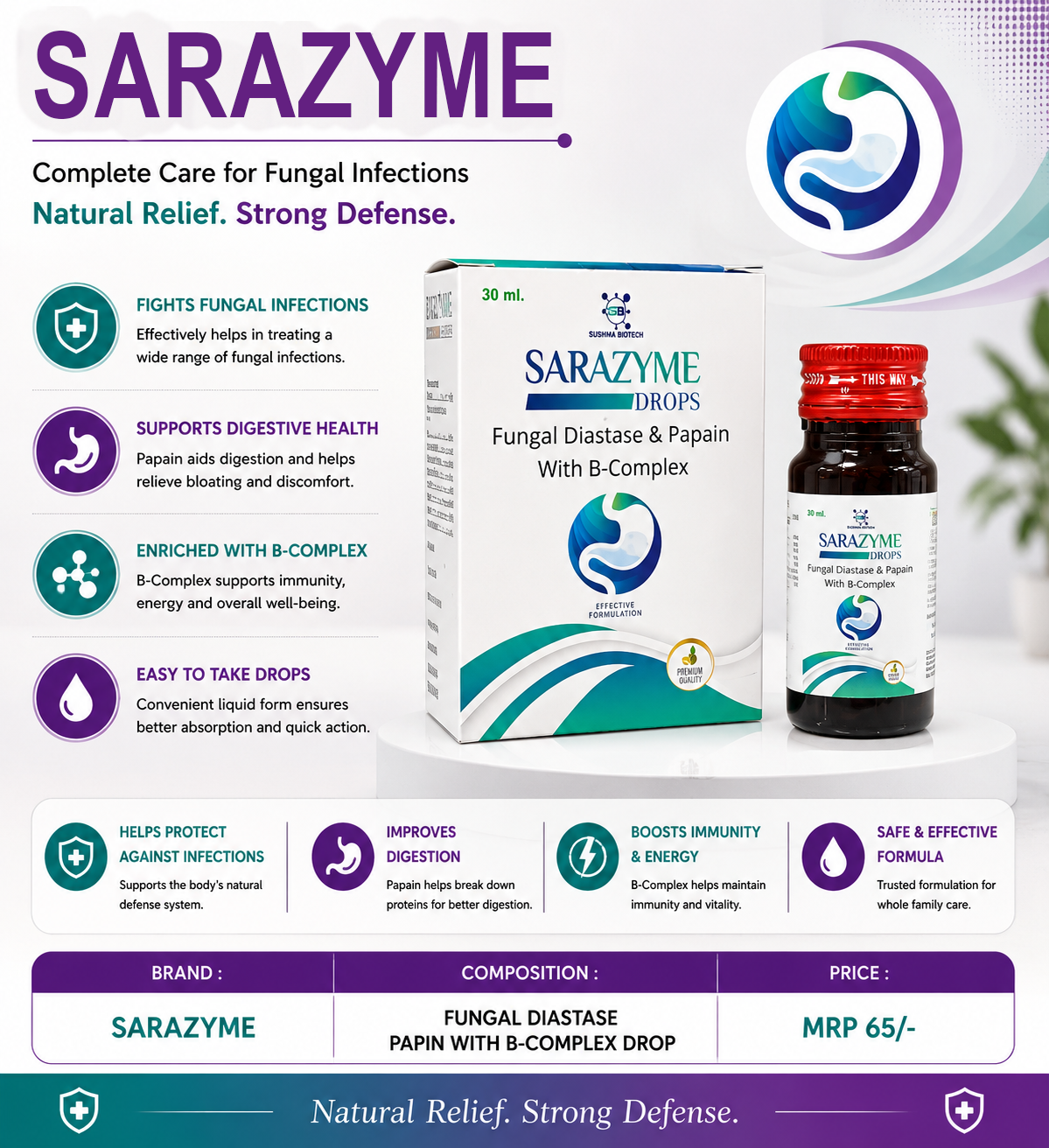 SARAZYME DROP